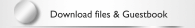 Download files & Guestbook